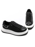 Pantofi Sport Barbati din piele naturala 5301 BLACK | ADVANCER