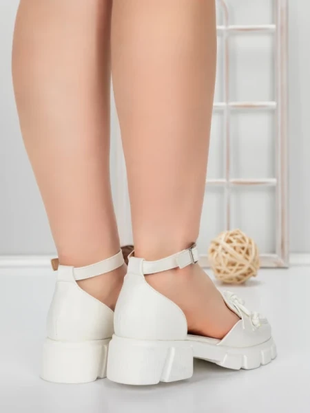 Pantofi Casual Dama 5H56 WHITE | MEI