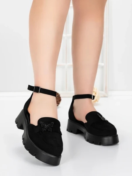 Pantofi Casual Dama 5H60 BLACK | MEI