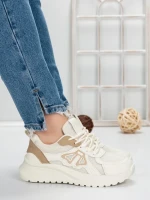 Sneakers Dama 5WL122 BEIGE | MEI
