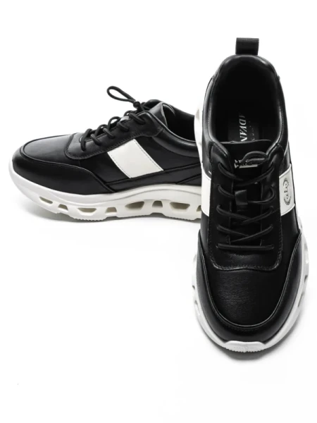 Pantofi Sport Barbati din piele naturala 5308 BLACK | ADVANCER