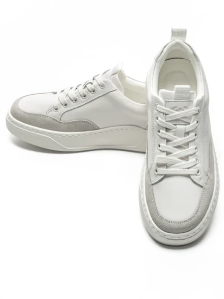 Pantofi Sport Barbati din piele naturala 5320 WHITE | ADVANCER