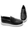 Pantofi Casual Barbati din piele naturala 12-187 BLACK | ADVANCER