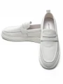 Pantofi Casual Barbati din piele naturala 12-187 WHITE | ADVANCER