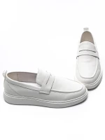 Pantofi Casual Barbati din piele naturala 12-187 WHITE | ADVANCER