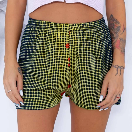 Ženske kratke hlače 101-2 Zelena | Fashion