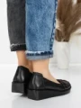 Balerini Dama din piele naturala F166 BLACK | ADVANCER
