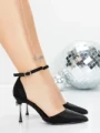 Pantofi Stiletto 5XKK81 BLACK | MEI
