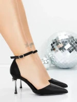 Pantofi Stiletto 5XKK81 BLACK | MEI