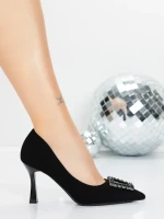 Pantofi Stiletto 5GS17 BLACK | MEI