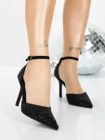 Pantofi Stiletto 5GZ86 BLACK | MEI