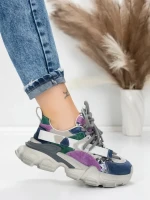 Pantofi Sport Dama din piele naturala Y5759-1 BLUE | ADVANCER