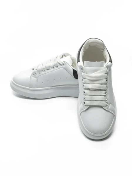 Pantofi Sport Barbati BF55B WHITE-BLACK | MEI