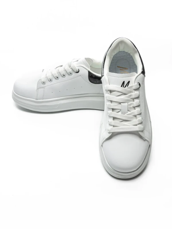 Pantofi Sport Barbati 2307B WHITE-BLACK | MEI