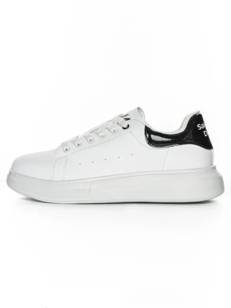 Pantofi Sport Barbati 2307B WHITE-BLACK | MEI