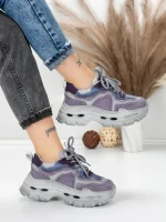 Pantofi Sport Dama din piele naturala HY2926-1 BLUE | FRANCO GERARDO