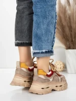 Pantofi Sport Dama din piele naturala HY2926-1 RED | FRANCO GERARDO