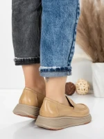 Pantofi Casual Dama din piele naturala 16-7 APRICOT | FRANCO GERARDO