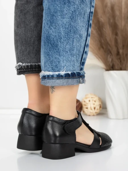 Sandale Dama din piele naturala 1171 BLACK | FORMATIONE