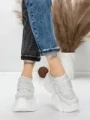 Pantofi Sport Dama cu Platforma 569-67 WHITE | MEI