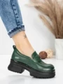 Pantofi Casual Dama din piele naturala 10828 GREEN | FORMATIONE