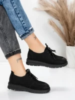 Pantofi Casual Dama din piele naturala 8887 BLACK | FORMATIONE