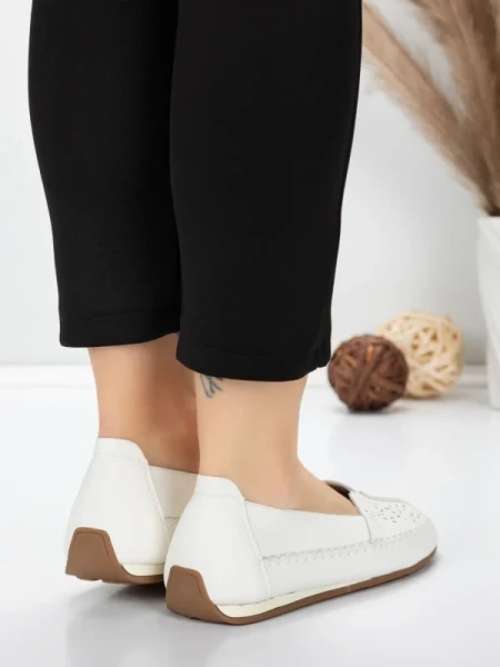 Balerini Dama din piele naturala 5001-1 CREAM | FORMATIONE