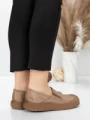 Pantofi Casual Dama din piele naturala 665 APRICOT | ADVANCER