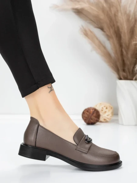 Pantofi Casual Dama din piele naturala 11520-176 APRICOT | ADVANCER