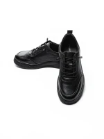 Pantofi Casual Barbati din piele naturala 929105 BLACK | ADVANCER