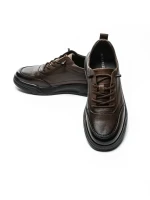 Pantofi Casual Barbati din piele naturala 929105 BROWN | ADVANCER