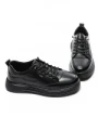Pantofi Sport Barbati din piele naturala W27017 BLACK | ADVANCER