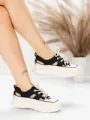 Pantofi Sport Dama din piele naturala 70136X BLACK | ADVANCER
