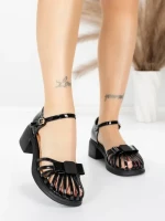 Sandale Dama din piele naturala TP3788-7 BLACK | ADVANCER