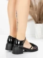 Sandale Dama din piele naturala TP3788-7 BLACK | ADVANCER