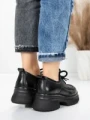 Pantofi Casual Dama din piele naturala 10829 BLACK | FORMAZIONE
