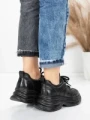 Pantofi Sport Dama din piele naturala 10785 BLACK | FRANCO GERARDO