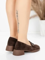 Pantofi Casual Dama din piele naturala 5820-20 COFFEE | ADVANCER