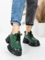 Pantofi Casual Dama din piele naturala 8305 GREEN | ADVANCER