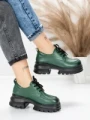 Pantofi Casual Dama din piele naturala 8305 GREEN | ADVANCER
