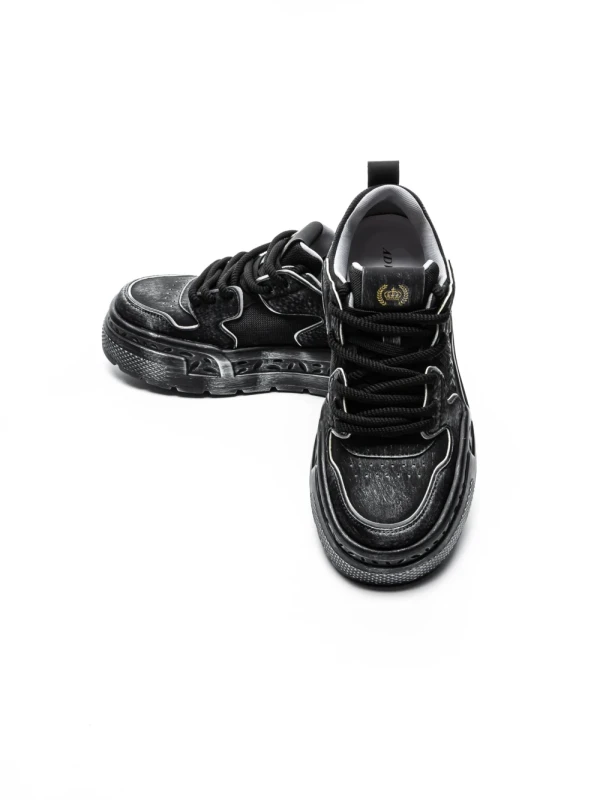 Pantofi Sport Barbati din piele naturala 5038 BLACK | ADVANCER