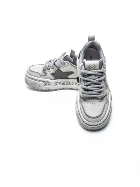 Pantofi Sport Barbati din piele naturala 5038 GREY | ADVANCER