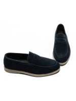 Mocasini Barbati din piele naturala 2-2090-307 BLUE | ADVANCER