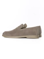 Mocasini Barbati din piele naturala 2-2090-307 GREY | ADVANCER