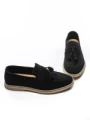 Mocasini Barbati din piele naturala 25891 BLACK | FRANCO GERARDO