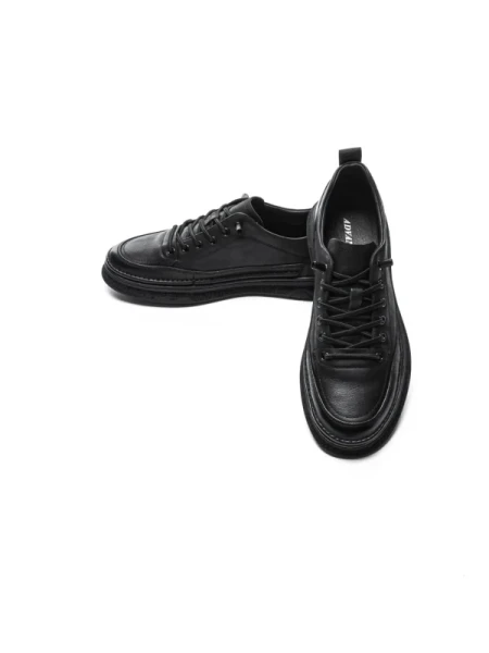 Pantofi Sport Barbati din piele naturala W27015 BLACK | ADVANCER