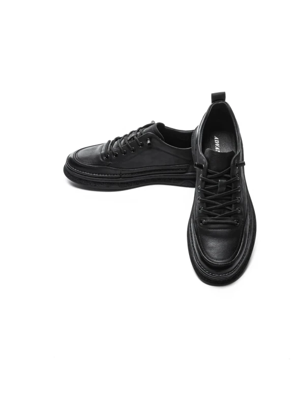 Pantofi Sport Barbati din piele naturala W27015 BLACK | ADVANCER