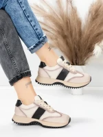 Pantofi Sport Dama din piele naturala KM3309 BLACK | ADVANCER