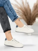 Pantofi Sport Dama din piele naturala 8196-8 BLUE | FRANCO GERARDO