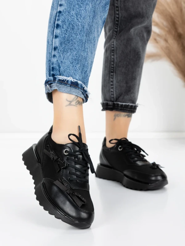 Sneakers Dama 5H66 BLACK | MEI